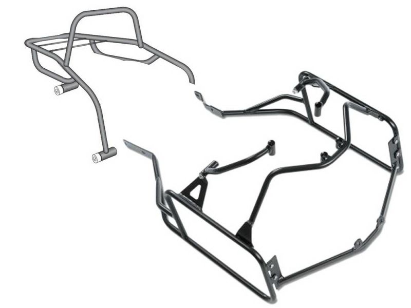 Hepco & Becker Portaequipajes completo Moto Guzzi V 35 Imola / V 50 Monza