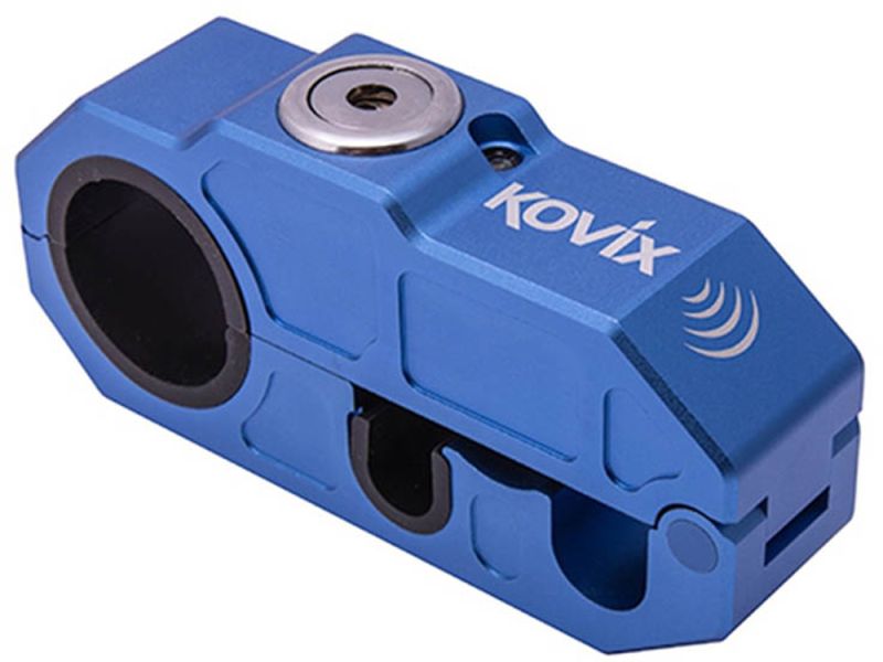 Bloqueo de palanca de freno Kovix KHL Grip Lock (con alarma | azul)