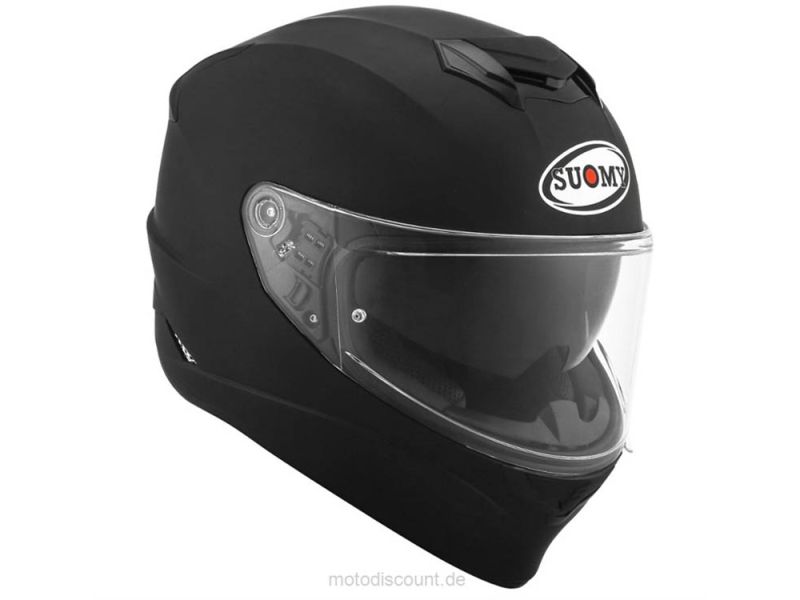 Casco de moto Suomy Stellar Plain (B-Ware | negro mate)