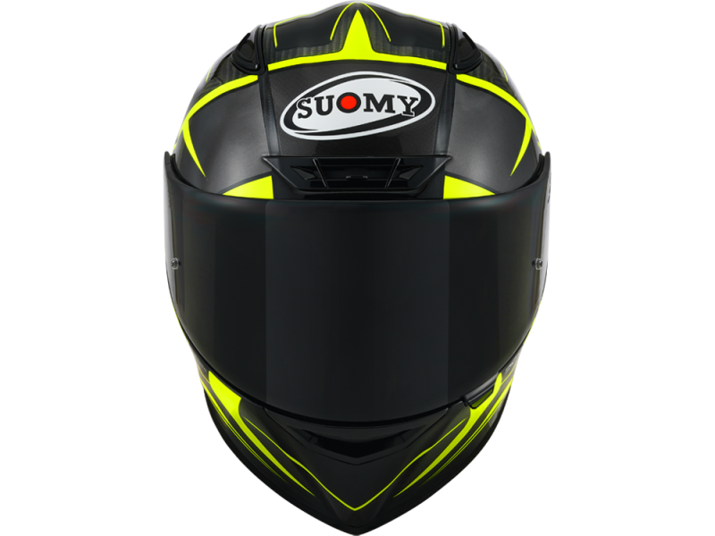 Casco integral Suomy TX-Pro Carbon Advance (negro / carbono / amarillo)