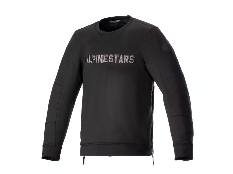 Alpinestars Legit Crew Fleece Pullover mit Protektoren Herren (schwarz)