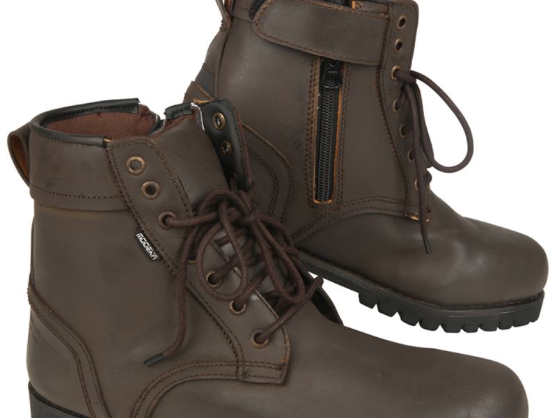 Modeka Lynton Hombre Botas de moto (B-Ware | marrón | 42)