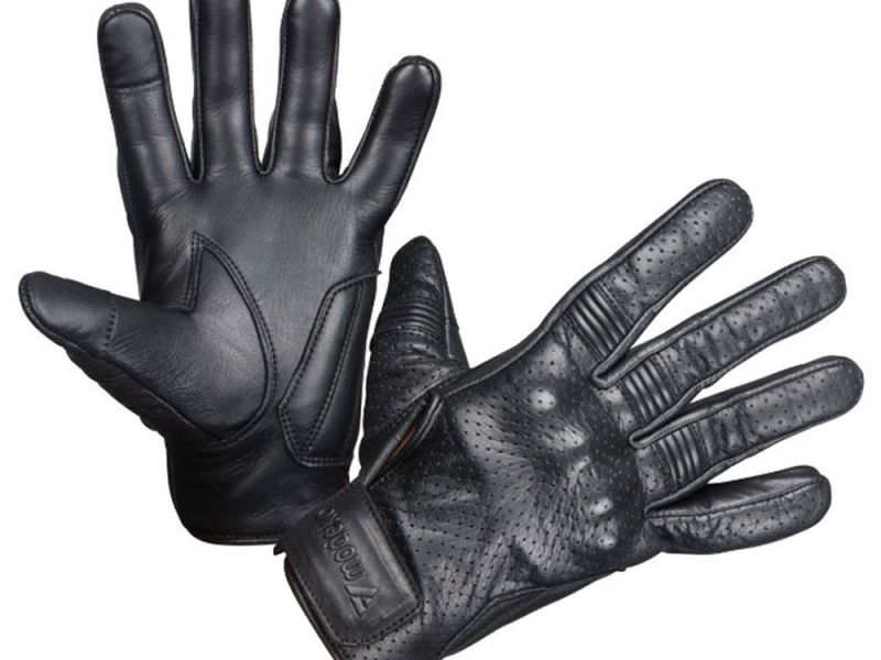 Guantes de moto Modeka Hot Two para señoras (negro)