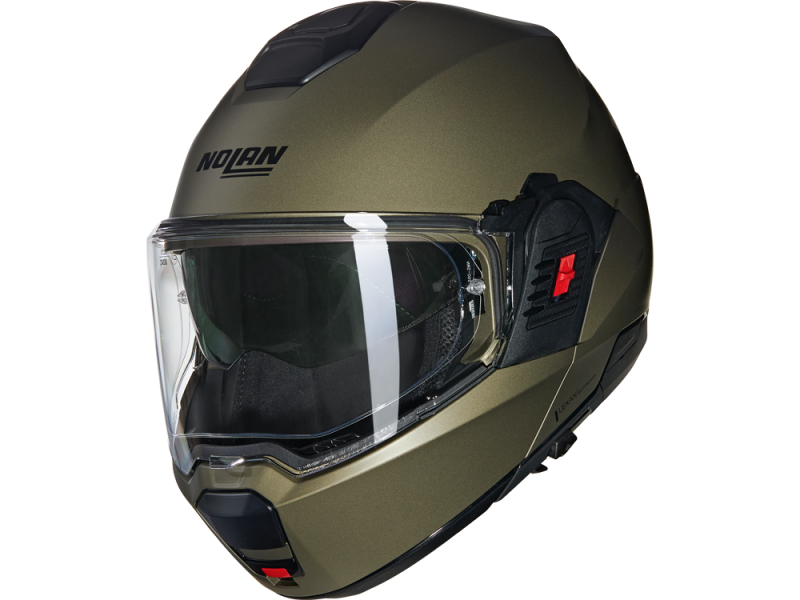 Nolan N120-1 N-Com Classico Nobile 315 Motorradhelm (Khakimatt)