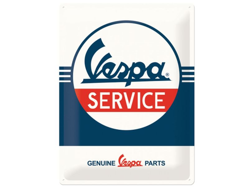 Nostalgic-Arts Cartel de estaño Vespa Service (30x40cm)