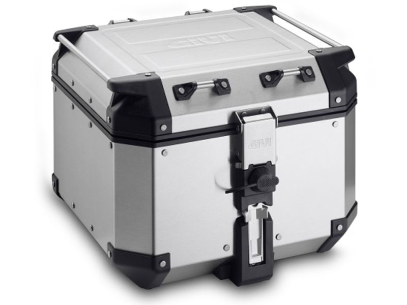 GIVI Trekker Outback OBKN42B Monokey Topcase (plata)