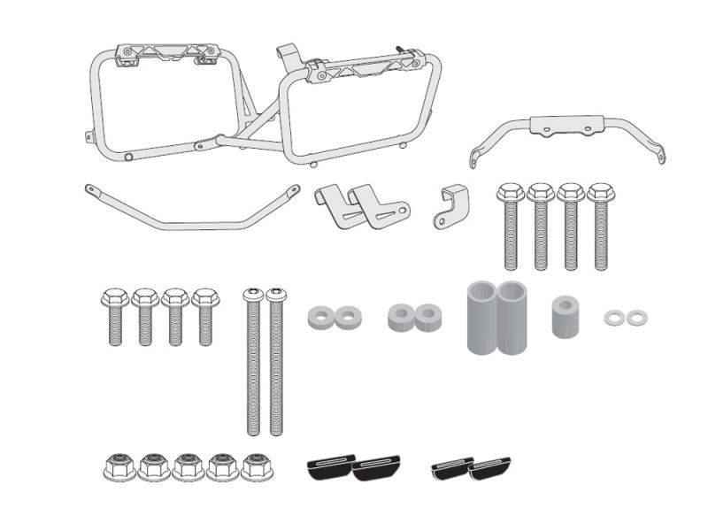 GIVI Portaequipajes Trekker Outback CAM Honda CRF 1000 L / LD Africa Twin (2016-)