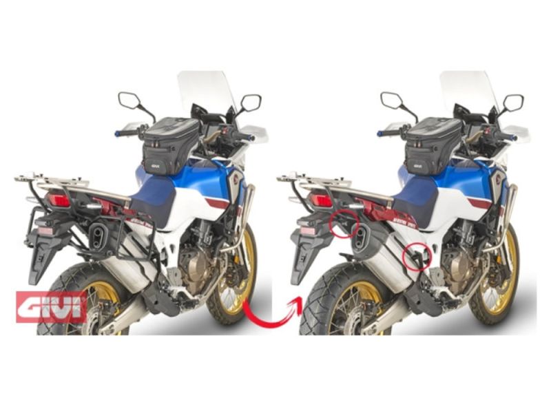 GIVI Portaequipajes Monokey PLR (desmontable) Honda CRF1000L Africa Twin (2018-) Adventure Sports (2018-)