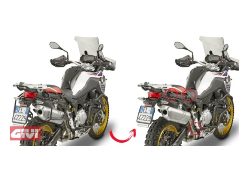 GIVI Portaequipajes Monokey PLR (desmontable) BMW F750GS / F850GS (2018-)