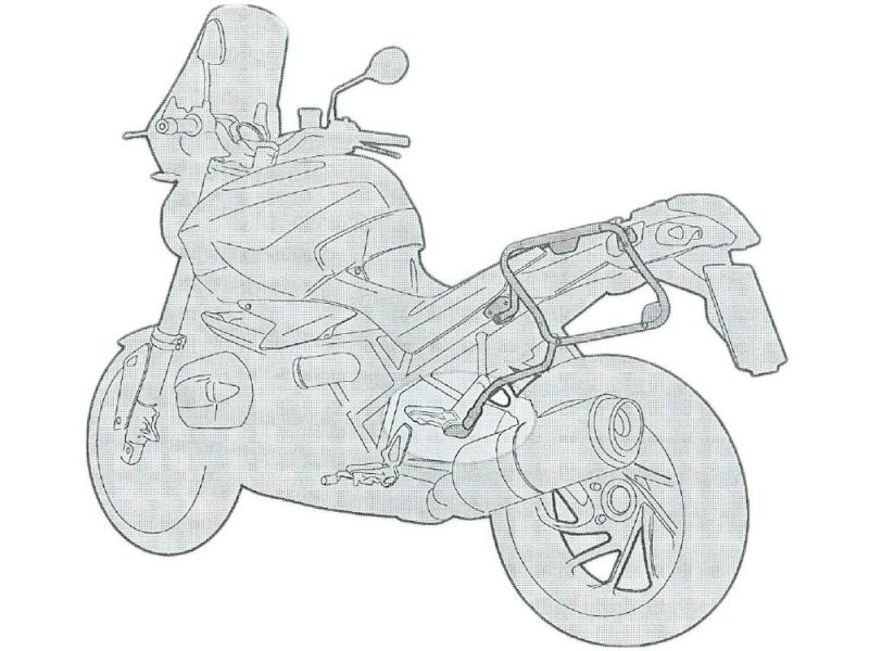 GIVI Portaequipajes Monokey PLR (desmontable) Triumph Tiger 1050 Sport (2013-)