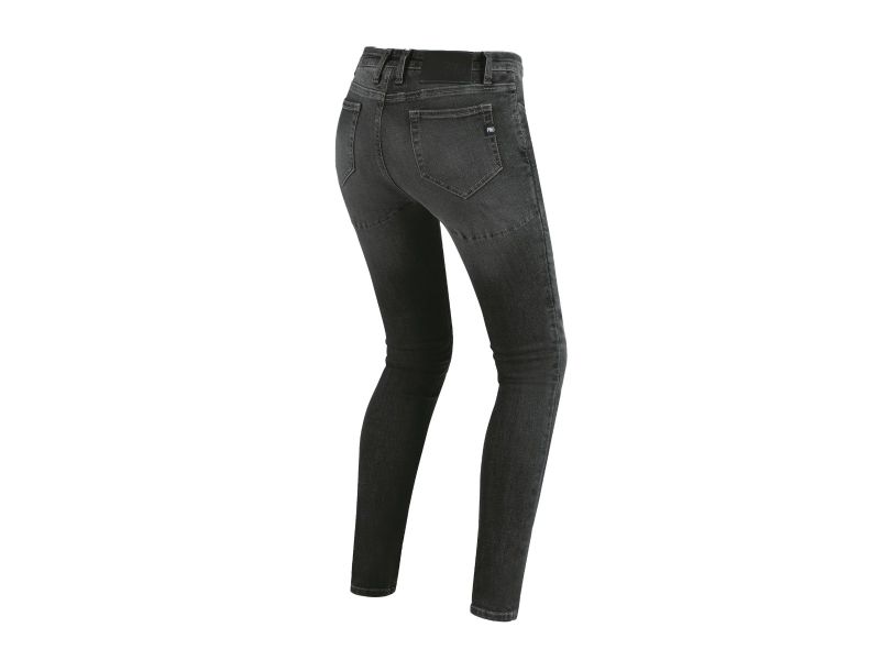 PMJ SKIN21 Skinny motorcycle jeans ladies (negro)