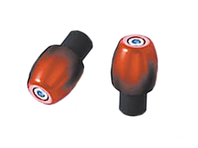 ABM Extremos del manillar aluminio (rojo)