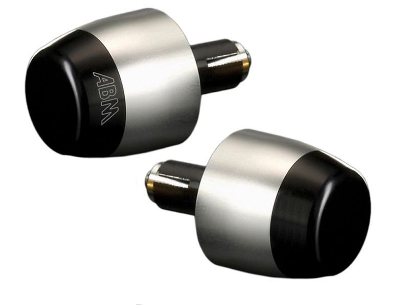 ABM Tapa decorativa para los extremos del manillar (plateada)