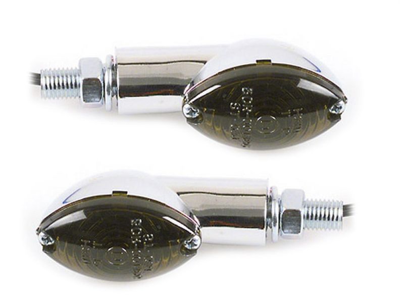 Shin Yo Juego de intermitentes cortos Cateye (cromo | cristal tintado)