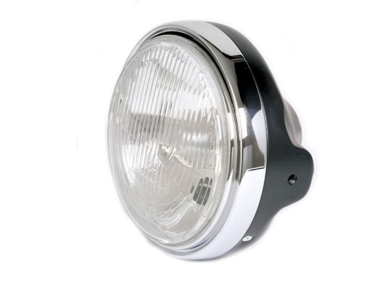 P&W Faro LTD 7" H4 (cristal gofrado | negro)