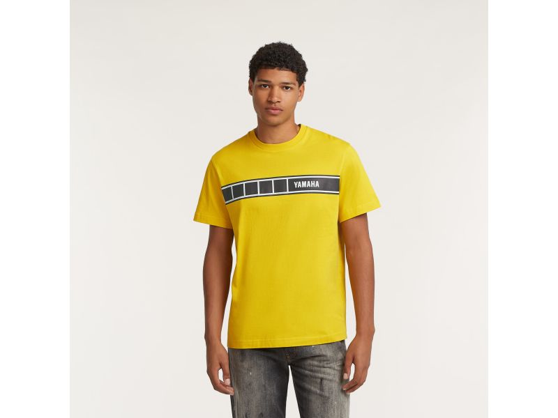 Yamaha Faster Sons Sport Heritage T-Shirt (Gelb/Schwarz)