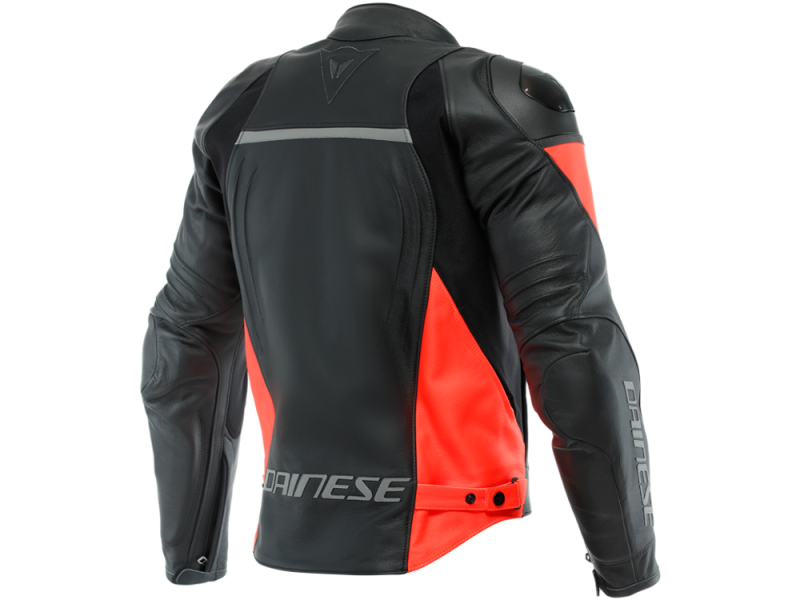 Chaqueta Dainese Racing 4 Combi (negro / rojo neón)