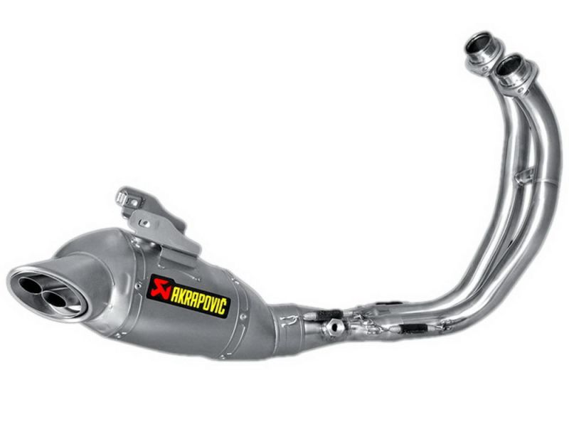 Akrapovic Sistema de escape Racing Line Yamaha FZ-07 / MT-07 (2014-2016) Titanio