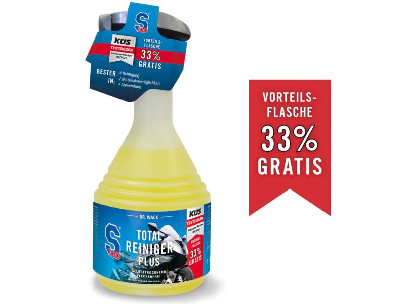 Limpiador Total de Motocicletas S100 Plus tamaño especial