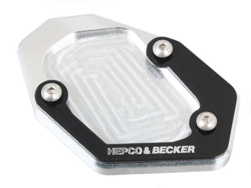 Hepco & Becker Placa caballete lateral Ducati Scrambler 800 (2015- | negro / plata)