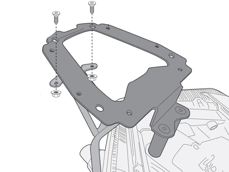 GIVI SR Portaequipajes Yamaha X-Max 400 (2018-)