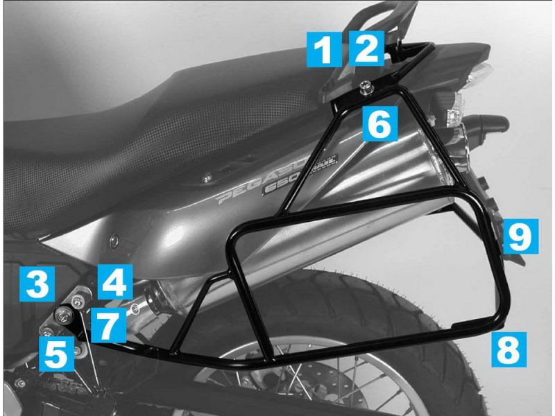 Hepco & Becker Portaequipajes Lock-It Aprilia Pegaso 650 Strada / Trail