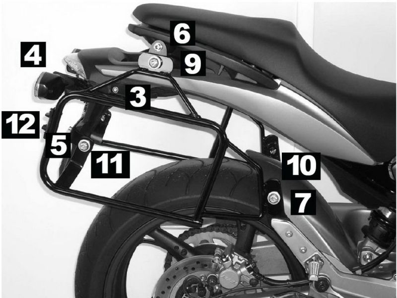 Hepco & Becker Portaequipajes Lock-It Honda CB 600 F Hornet (2007-2010)