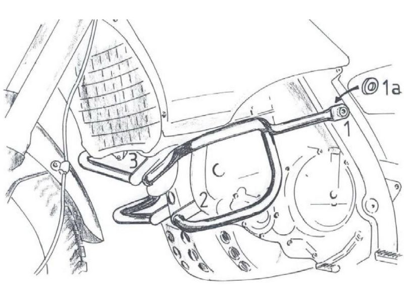 Hepco & Becker Barra de choque Aprilia Pegaso 650