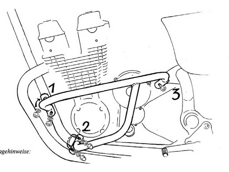 Hepco & Becker Barra de protección Honda CB 750 F sevenfifty (1992-2003)