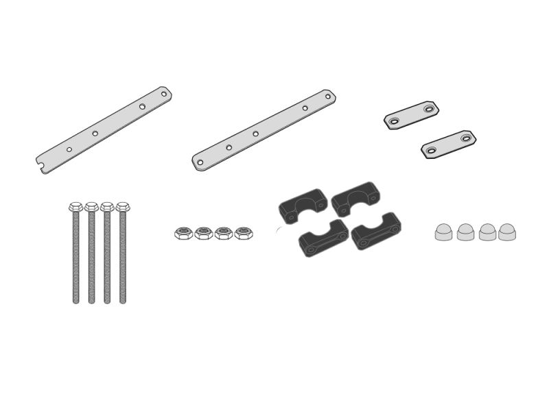 GIVI Kit de montaje S250 en TN355 Yamaha XT 1200Z Super Tenere (2010-) Yamaha XT1200ZE Super Tenere (2014-)