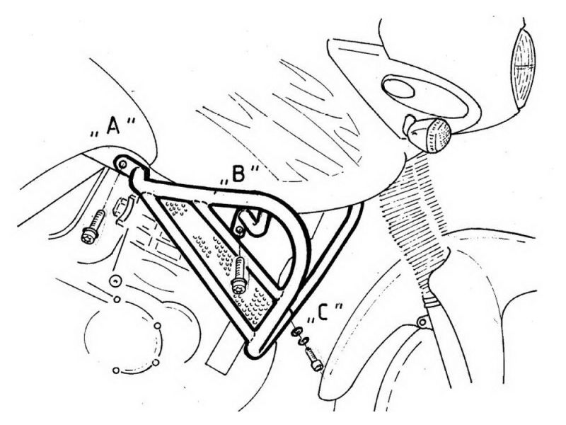 Hepco & Becker Crash bar Triumph Tiger (1999-2000)