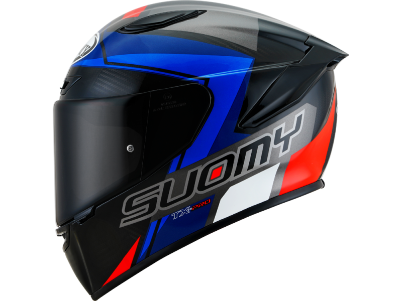 Suomy TX-Pro Glam Blue Integralhelm (schwarz/blau/rot)