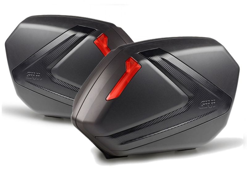 GIVI V37NN Juego de alforjas laterales Monokey SIDE (look carbono)
