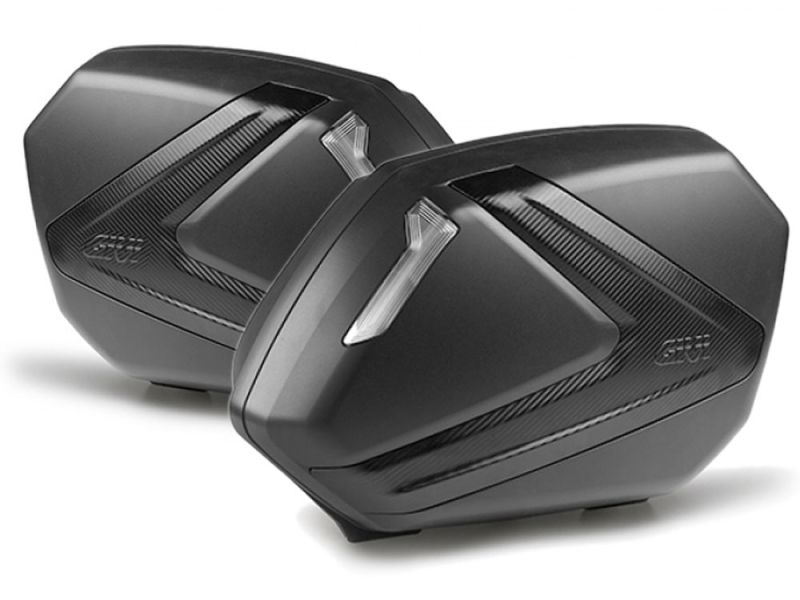 GIVI V37NNT Juego de alforjas laterales Monokey SIDE (look carbono)
