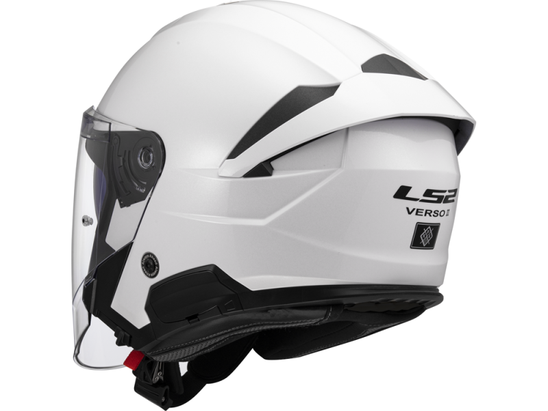 LS2 OF618 Verso II Motorradhelm (Weiß)