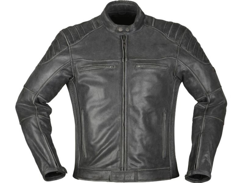Chaqueta de cuero envejecido Modeka Vincent (negro)