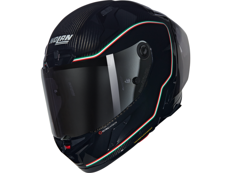 Nolan X-804 RS Ultra Carbon Asso Di Picche 341 Motorradhelm (Schwarz/Grün/Weiß/Rot)