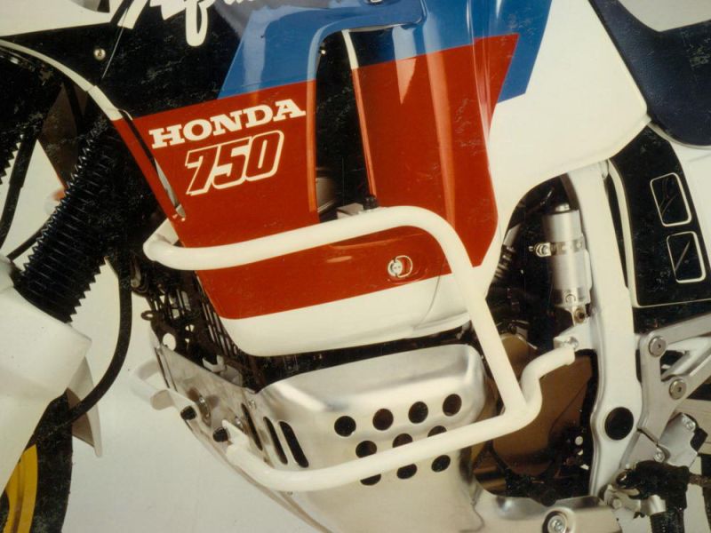 Hepco & Becker Barra de protección Honda XRV 650 / 750 Africa Twin (blanca 1988-1992)