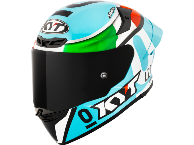 KYT TT-REVO Integralhelm Leopard Replica Tricolore E06