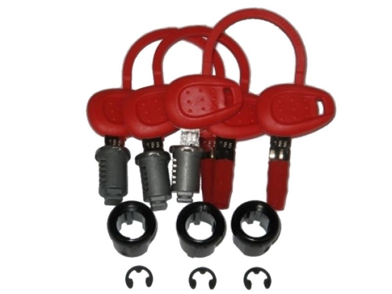 GIVI Juego de cerraduras iguales (3 vías) para Z156