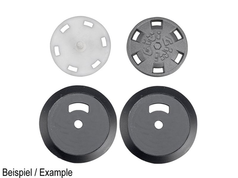 GIVI 12.3 Stratos Visor Cover (right & left) red